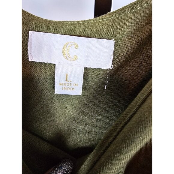 Maxi Sundress Aztec Print Straps - Green - SZ L - Picture 4 of 5